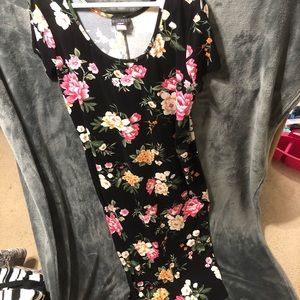 Floral bodycon dress